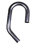 Universal "J" Bend 2.5" dia. Stainless Steel