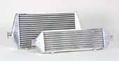 Complete Assembly, 20” w x 7” H x 3.25” thick intercooler core 2.25” O.D. inlet x 2.5” O.D. Outlet Overall length with end tanks: 28”